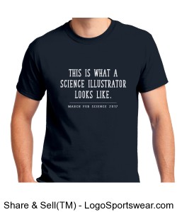 This is what a science illustrator looks like. No quote on back. Design Zoom